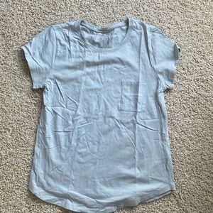 Abercrombie and Fit h blue/green fitted shirt